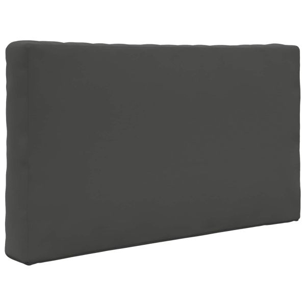 Възглавница за диван на открито Полиестер Антрацит 80 x 80 cm