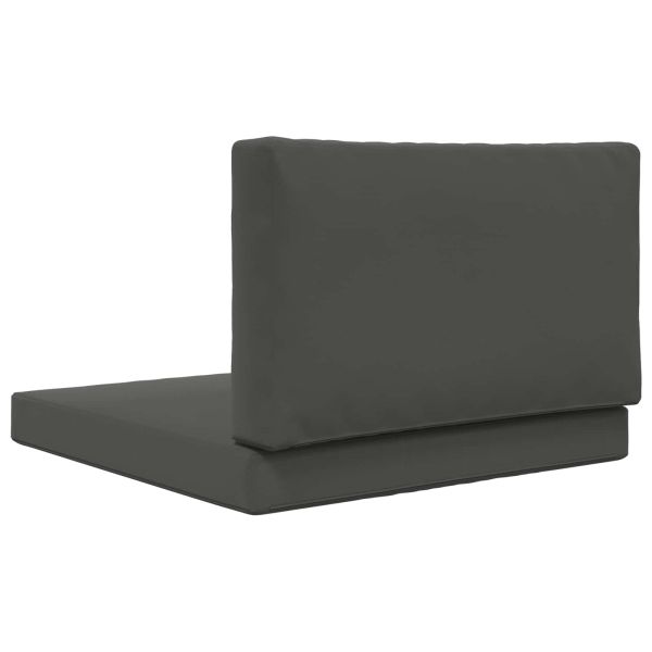 Възглавница за диван на открито Полиестер Антрацит 80 x 80 cm