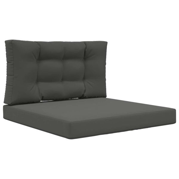 Възглавница за диван на открито Полиестер Антрацит 80 x 80 cm