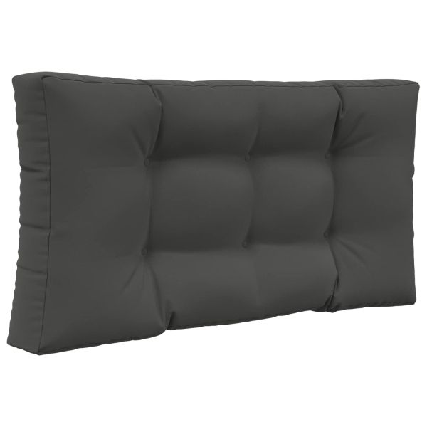 Възглавница за диван на открито Полиестер Антрацит 80 x 80 cm