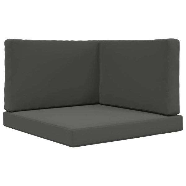 Възглавница за диван на открито Полиестер Антрацит 80 x 80 cm