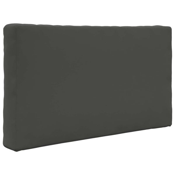 Възглавница за диван на открито Полиестер Антрацит 80 x 80 cm