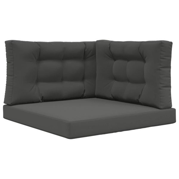 Възглавница за диван на открито Полиестер Антрацит 80 x 80 cm
