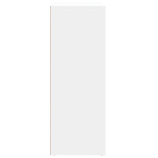 Сайдборди, 2 бр, бели, 60x31x84 см, инженерно дърво