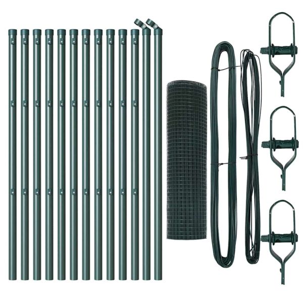 Стълб за ограда. Зелен