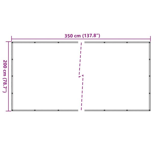 Мрежа за ремарке, HDPE, 2x3,5 м, черна