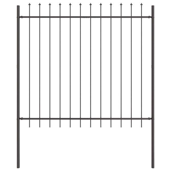 Градска ограда WOERDEN 3 бр. 5,1 x 1,5 м Сив
