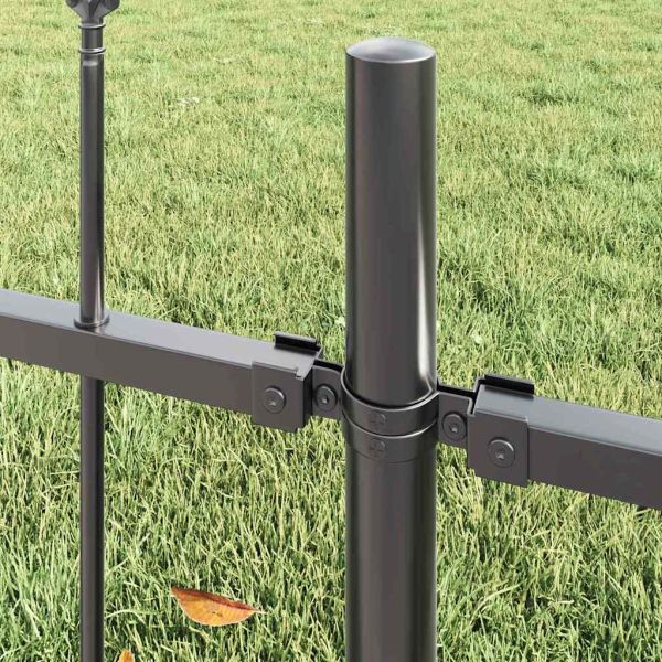 Градска ограда WOERDEN 7 бр. 11,9 x 1,5 м Сив