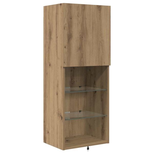 Стойки за телевизор 4 pcs Дъб Инженерно дърво