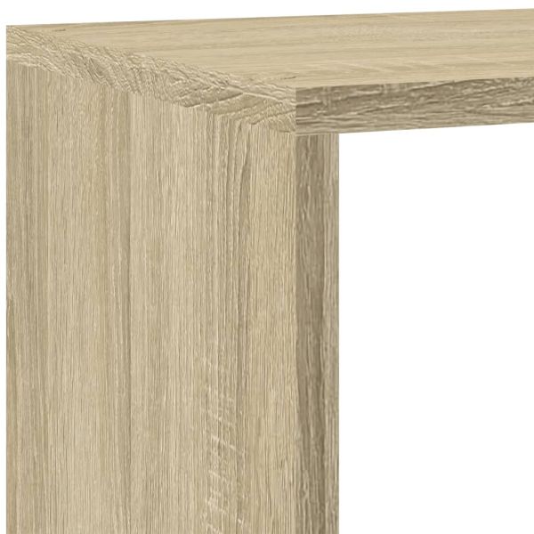 Разделител за стая / библиотека 4 нива 143,5x29x143,5 см