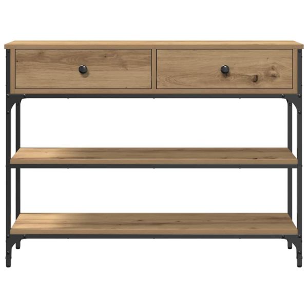 Конзолна маса Дъб 100 x 25 x 75 см Инженерна дървесина