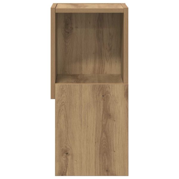 Ъглов шкаф 25,5x25x55см Инженерна дървесина Дъб
