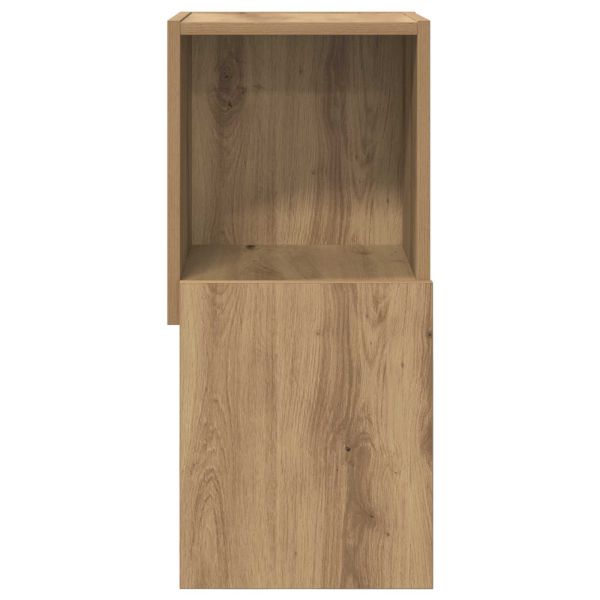 Ъглов шкаф 30,5x30x65см Инженерна дървесина Дъб