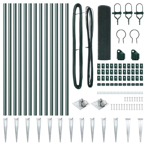 Стълб за ограда. Зелено