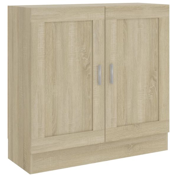 Шкаф за книги, дъб сонома, 82,5x30,5x80 см, ПДЧ