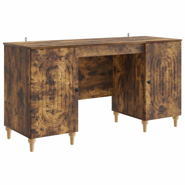 Бюро Опушен дъб 142,5 x 50 x 75 см Инженерна дървесина
