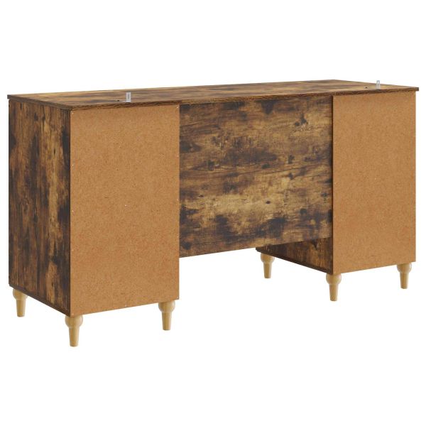 Бюро Опушен дъб 142,5 x 50 x 75 см Инженерна дървесина