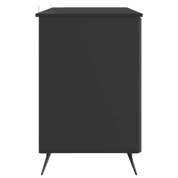 Бюро Черно 142,5 x 50 x 75 см Инженерна дървесина