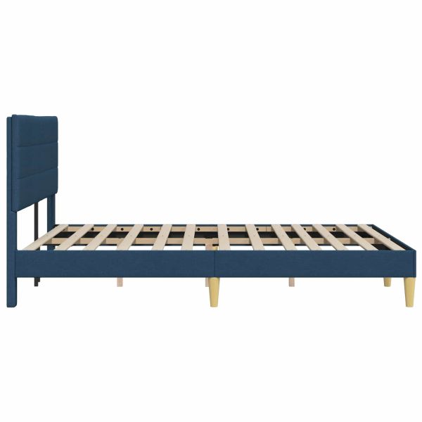 Рамка за легло с таблото Синьо 120 x 200 cm Текстил