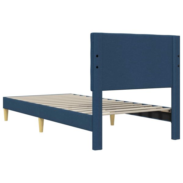 Рамка за легло с таблото Синьо 90 x 200 cm Текстил
