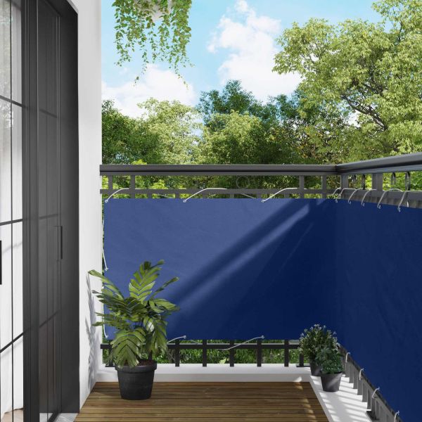 Балконен екран 100 x 300 cm Оксфордска тъкан Правоъгълна Синьо