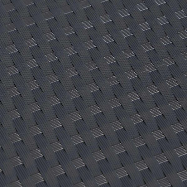 Балконен екран Тъмносиво 500 x 100 cm полиратан