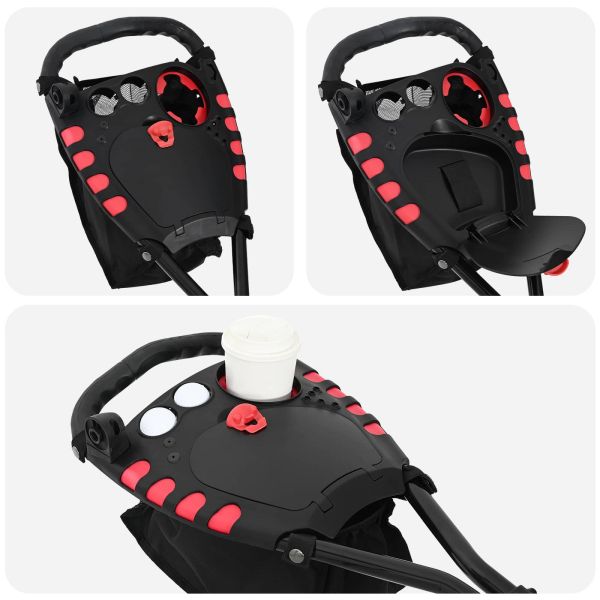 Голф тролей Черно Желязо Сгъваем