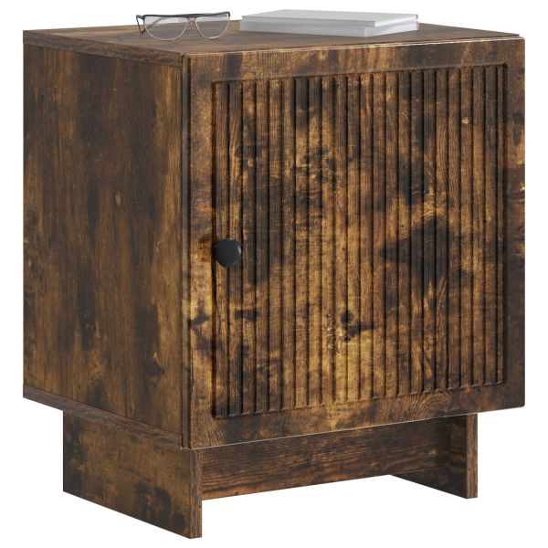 Нощен шкаф 2 бр. Опушен дъб 43 x 34,5 x 50 см