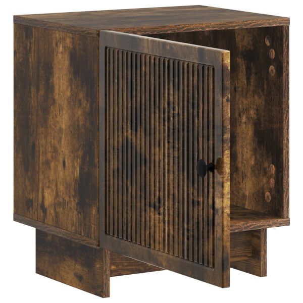Нощен шкаф 2 бр. Опушен дъб 43 x 34,5 x 50 см