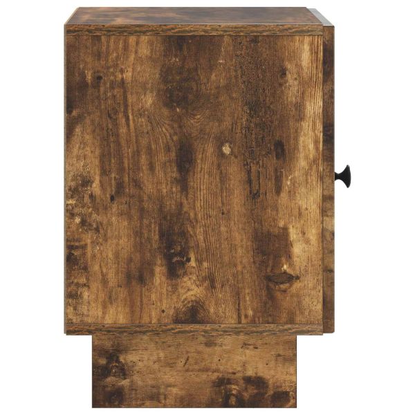 Нощен шкаф 2 бр. Опушен дъб 43 x 34,5 x 50 см