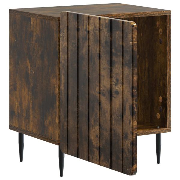 Нощен шкаф 2 бр. Опушен дъб 43 x 34,5 x 52 см