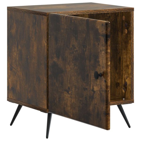 Нощен шкаф 2 бр. Опушен дъб 43 x 34,5 x 50 см