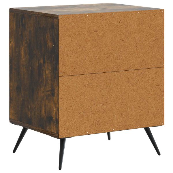 Нощен шкаф 2 бр. Опушен дъб 43 x 34,5 x 50 см