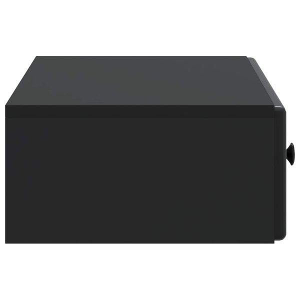 Стенен страничен масичка Черно 87,5 x 34,5 x 17 см