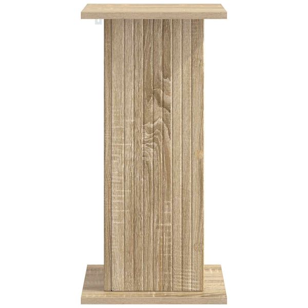 Стойка за растения 2 pcs Дъб сонома 30,5 x 30 x 60,5 см