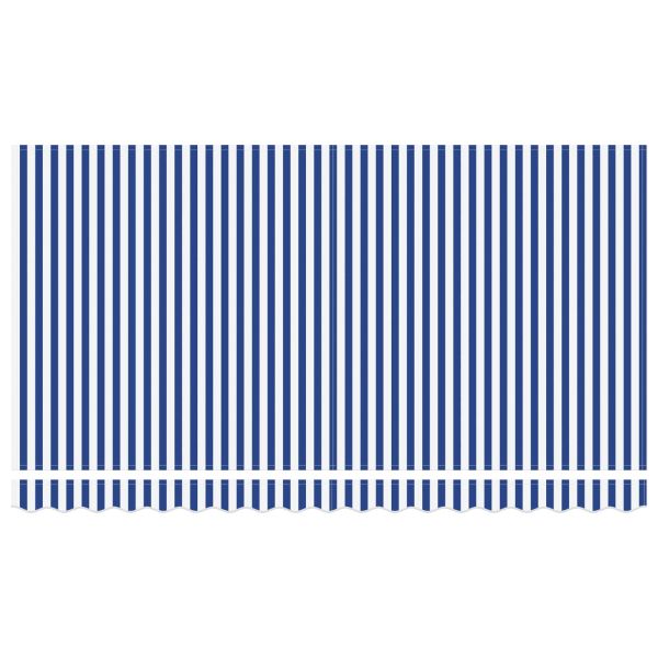Сгъваем навес Синьо 400 x 200 cm текстил