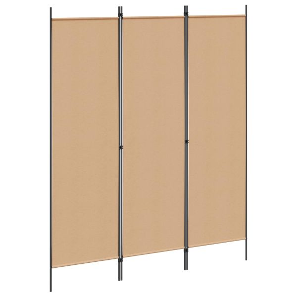 Разделител за стая Бежово 150 x 180 cm Текстил