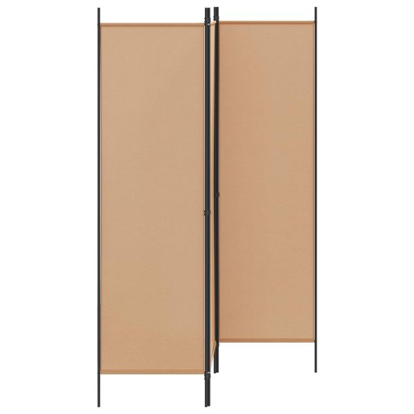 Разделител за стая Бежово 150 x 180 cm Текстил