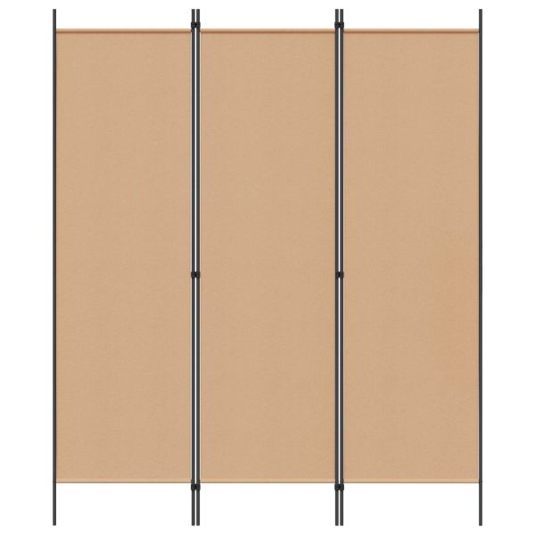 Разделител за стая Бежово 150 x 180 cm Текстил