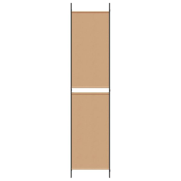3-панелен параван Бежово 150 x 220 cm Текстил