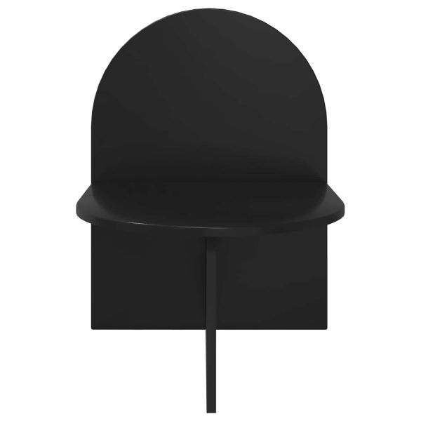 Нощно шкафче 2 pcs Черен дъб 48 x 49 x 65 см