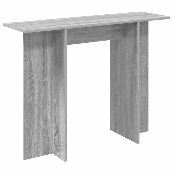 Конзолна маса Сива сонома 100 x 30 x 75 см Инженерна дървесина