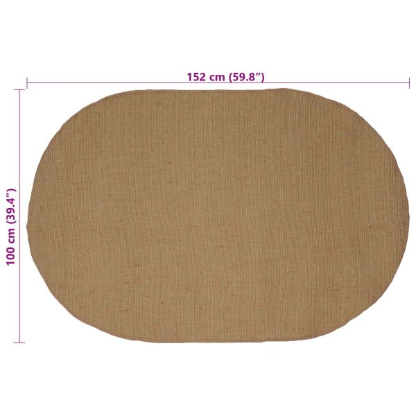 Килим за площ Натурално 100 x 152 см юта