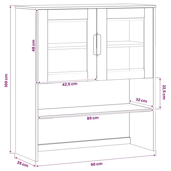 хранилка Карамел 90 x 35 x 100 см