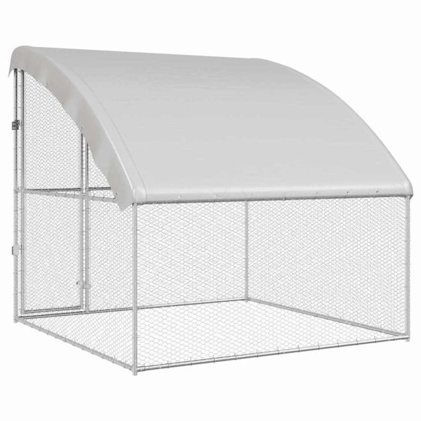 Клетка за пилета Сребристо 2 x 2 x 2 m Поцинкована стомана