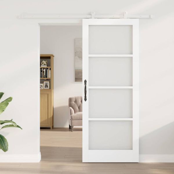 Преплъзваща се врата ORKDAL 83 х 211 см Бяло