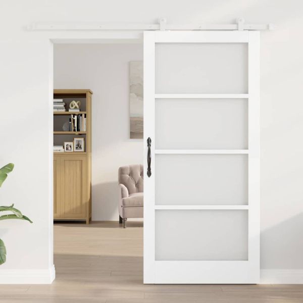 Преплъзваща се врата ORKDAL 93 x 202 см Бяло