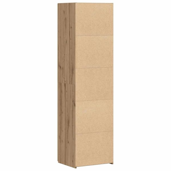 Висок шкаф 2 pcs Дъб 50 x 42,5 x 185 см