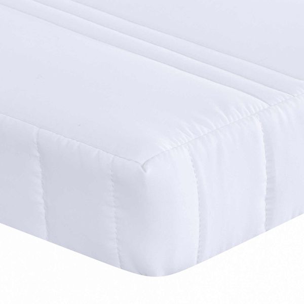 Разтягащ се матрак от пяна 80 x 200 cm Бяло