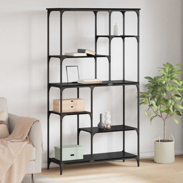 Рафт за книги Черния дъб 99 x 35,5 x 176 cm Инженерно дърво